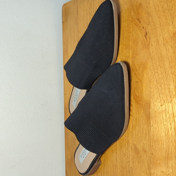 Steven New York Valdez Knit Mule Black Flat Minimalist Women's Size 8 - Picture 4 of 6
